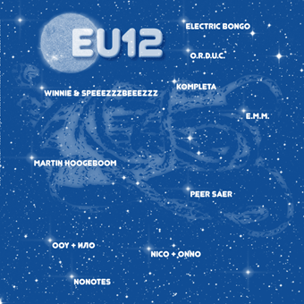 Front side from the sleeve from the compilation LP "EU12"