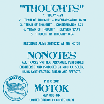 Back side from the sleeve from Introduction